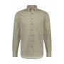 Poplin-overhemd-met-button-down---mosgroen/wit