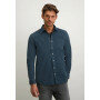 Corduroy-overhemd-van-katoen---grijsblauw-uni