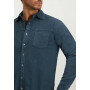 Corduroy-overhemd-van-katoen---grijsblauw-uni